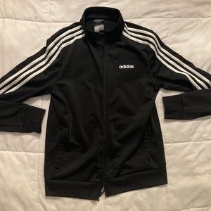 Adidas Women’s Medium Black Track Jacket Athletic